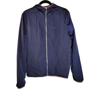 Tommy Hilfiger blue yellow reversible windbreaker